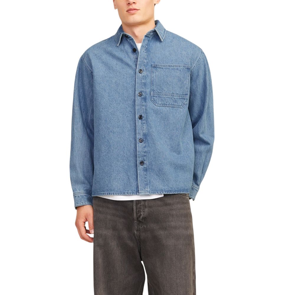 Jack Jones Light Blue Denim Shirt - Luxe Nova