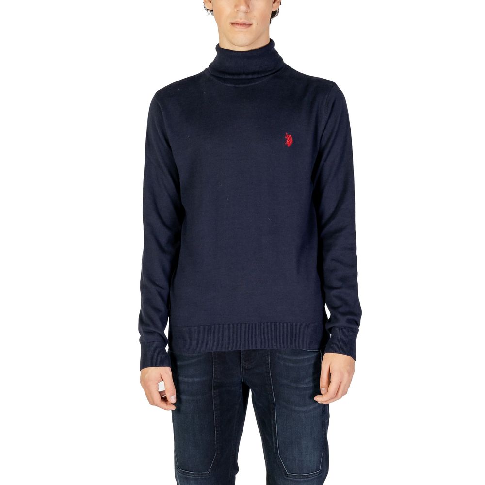U.S. POLO ASSN. Blue Cotton Turtleneck - Luxe Nova