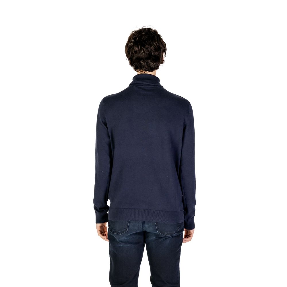 U.S. POLO ASSN. Blue Cotton Turtleneck - Luxe Nova