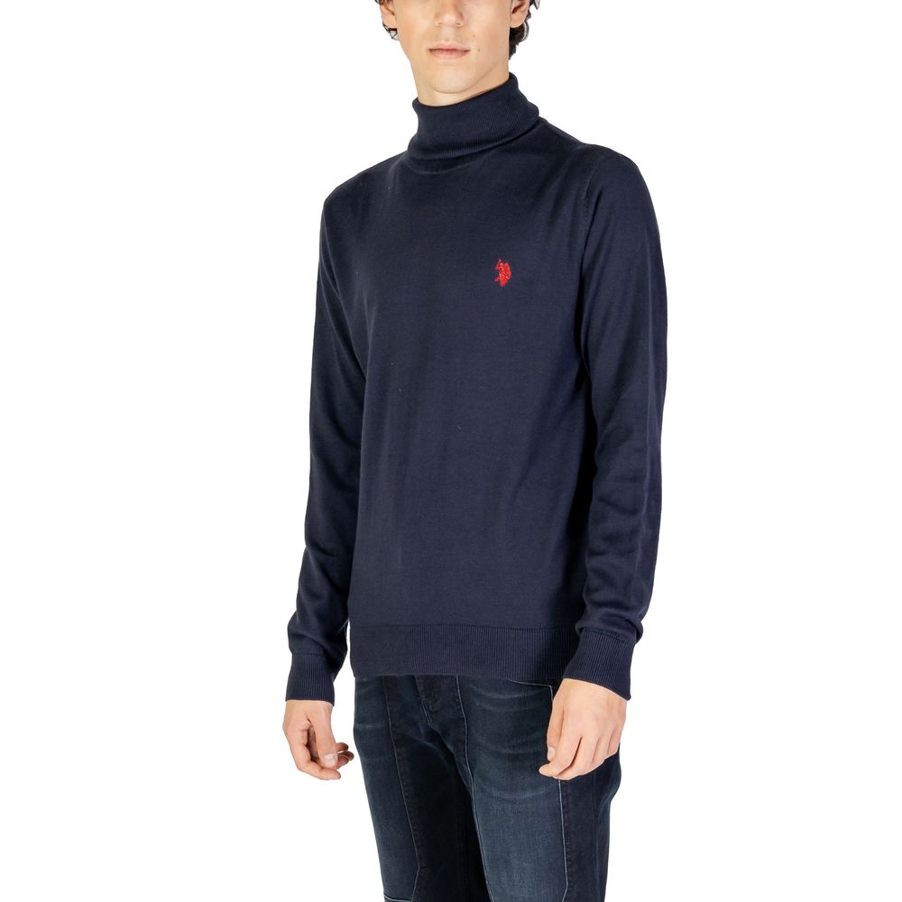 U.S. POLO ASSN. Blue Cotton Turtleneck - Luxe Nova