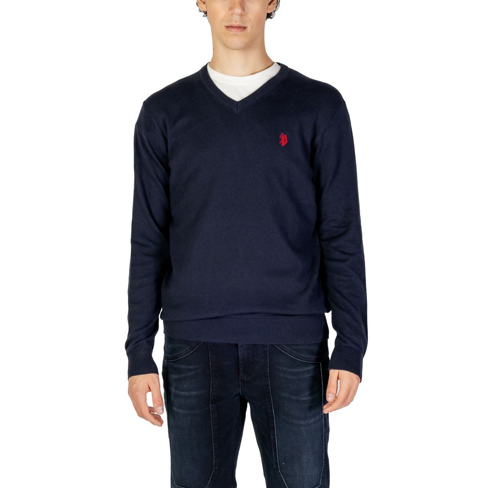 U.S. POLO ASSN. Blue Cashmere Sweater - Luxe Nova