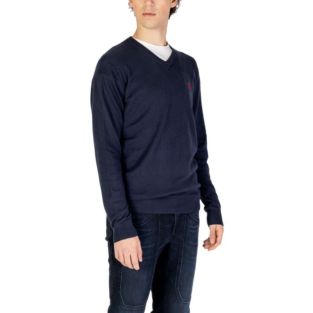 U.S. POLO ASSN. Blue Cashmere Sweater - Luxe Nova