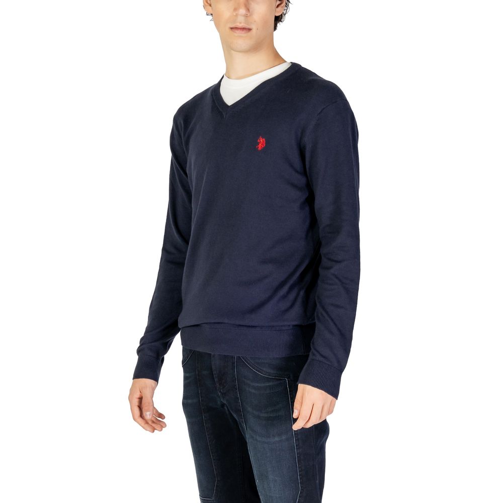 U.S. POLO ASSN. Blue Cashmere Sweater - Luxe Nova