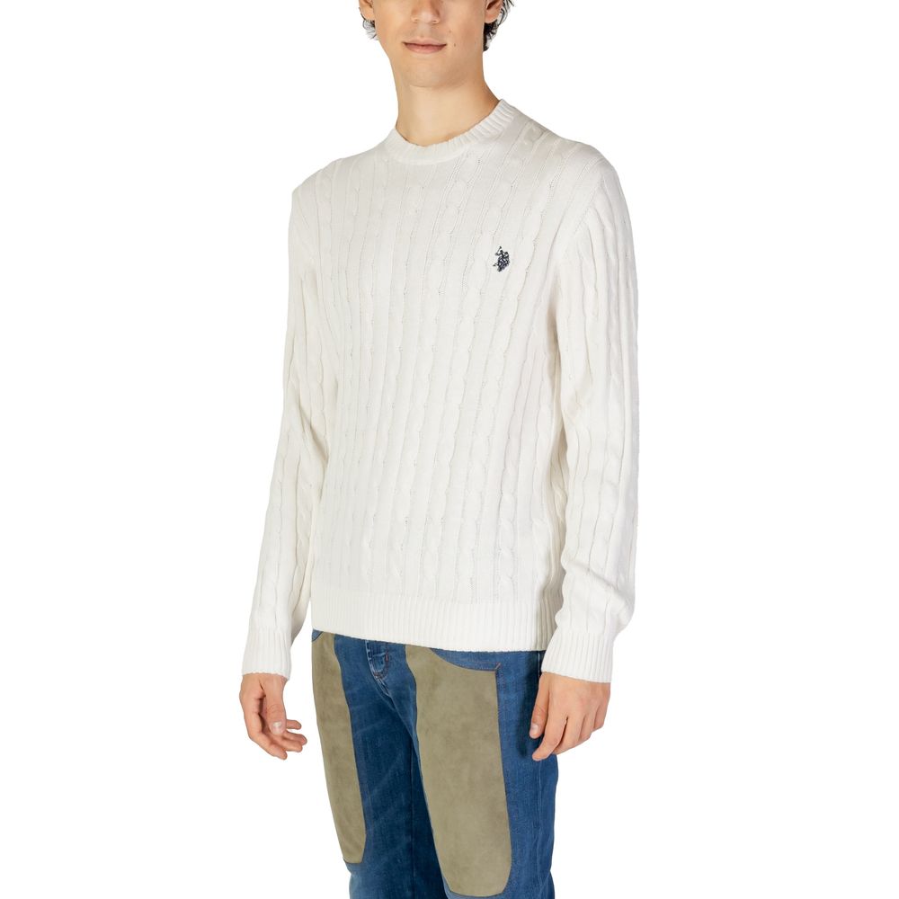U.S. POLO ASSN. White Cotton Sweatshirt - Luxe Nova