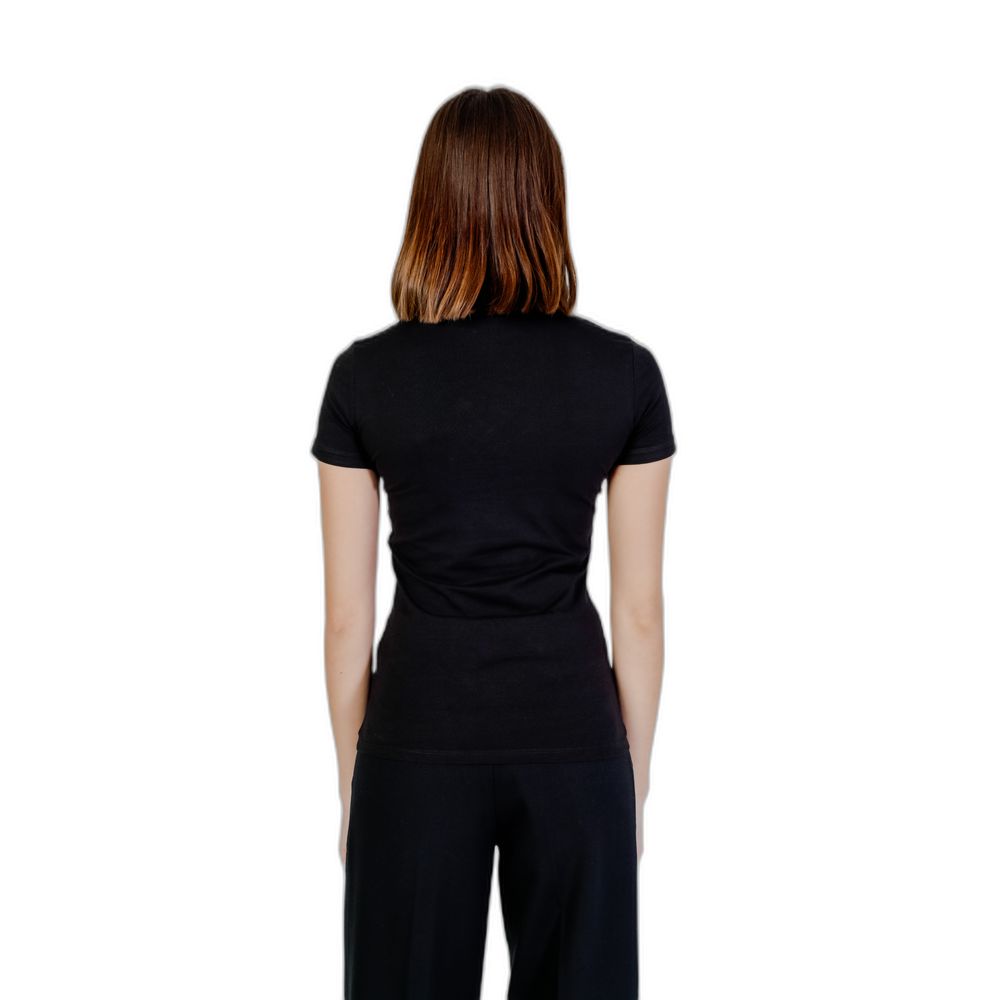 Guess Black Cotton T-Shirt - Luxe Nova