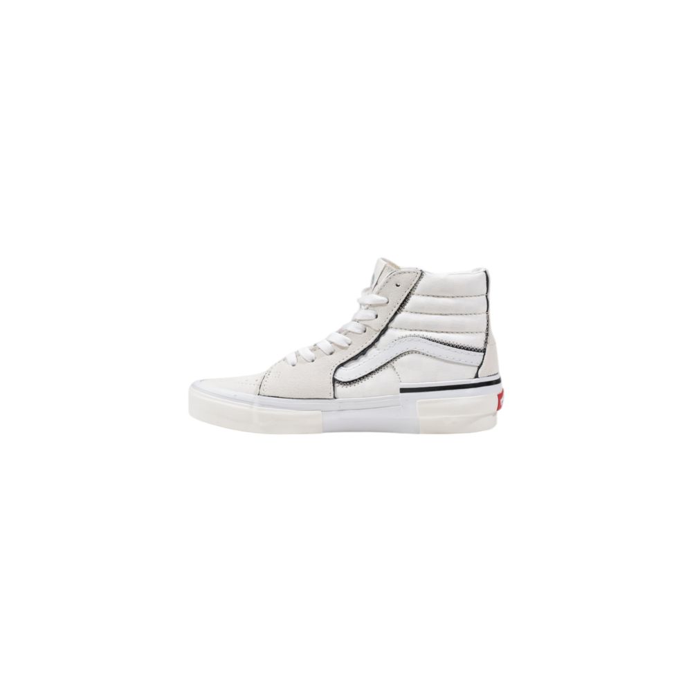 Vans Beige Leather High Top Sneakers