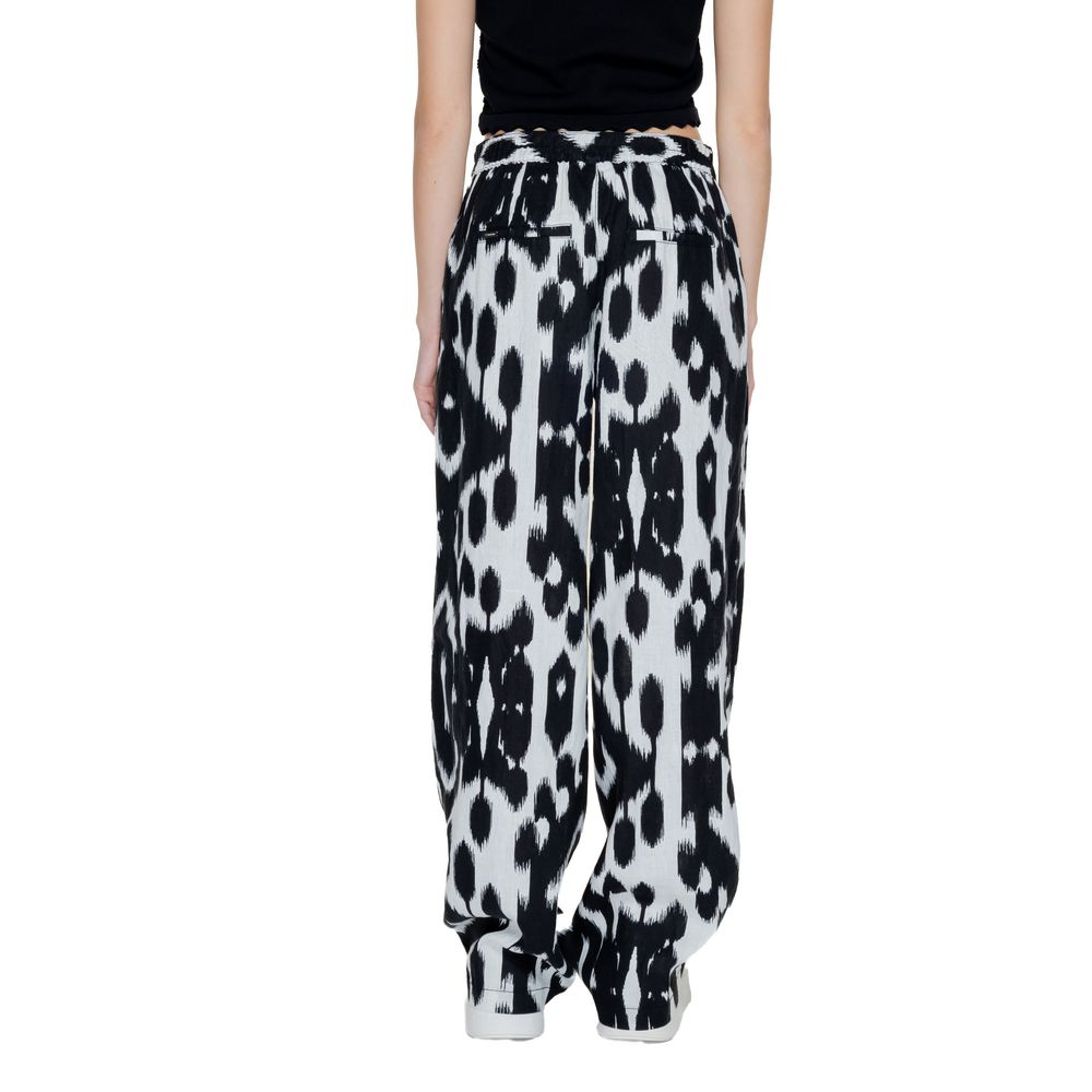 Street One Black Linen Casual Pants - Luxe Nova