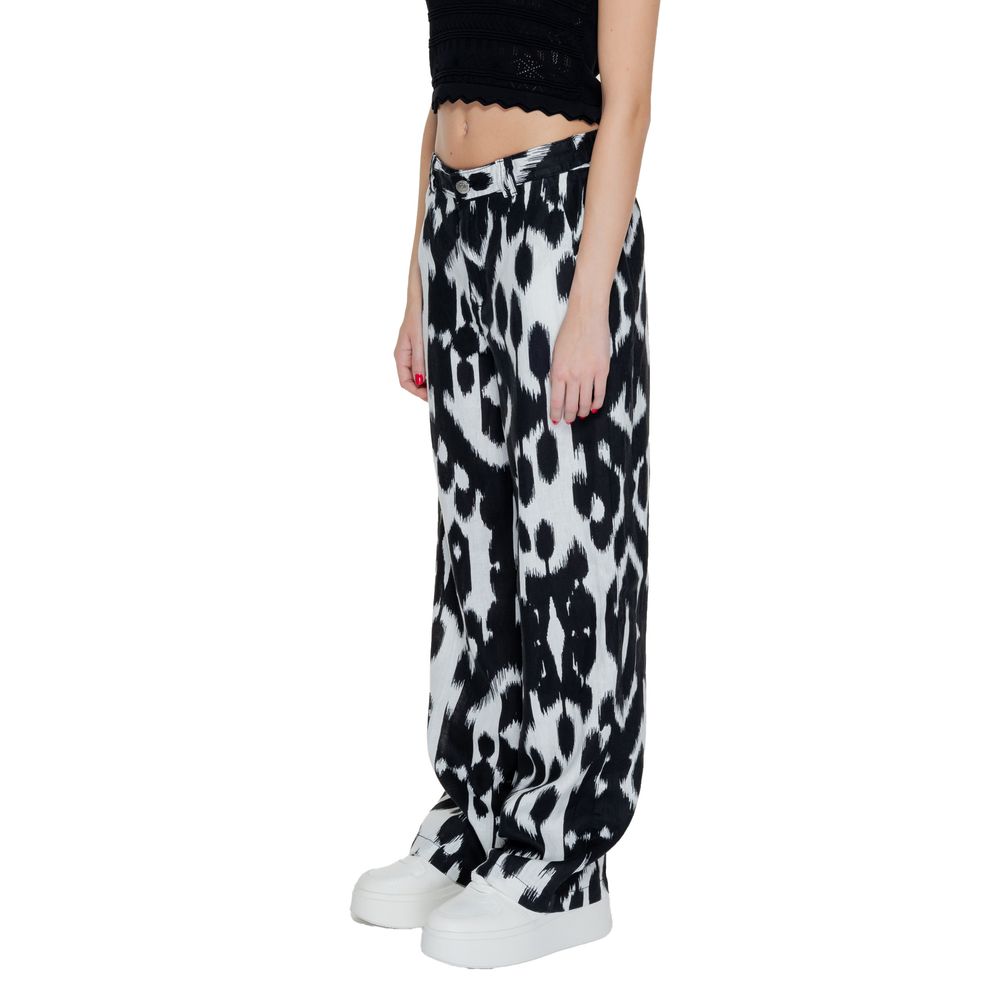 Street One Black Linen Casual Pants - Luxe Nova