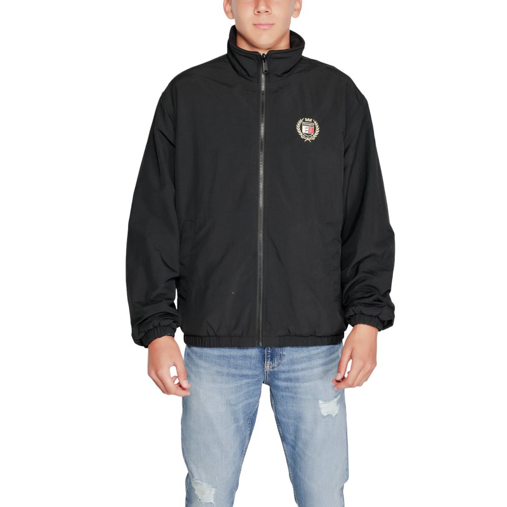 Tommy Hilfiger Jeans Black Recycled Polyester Shell Jacket - Luxe Nova