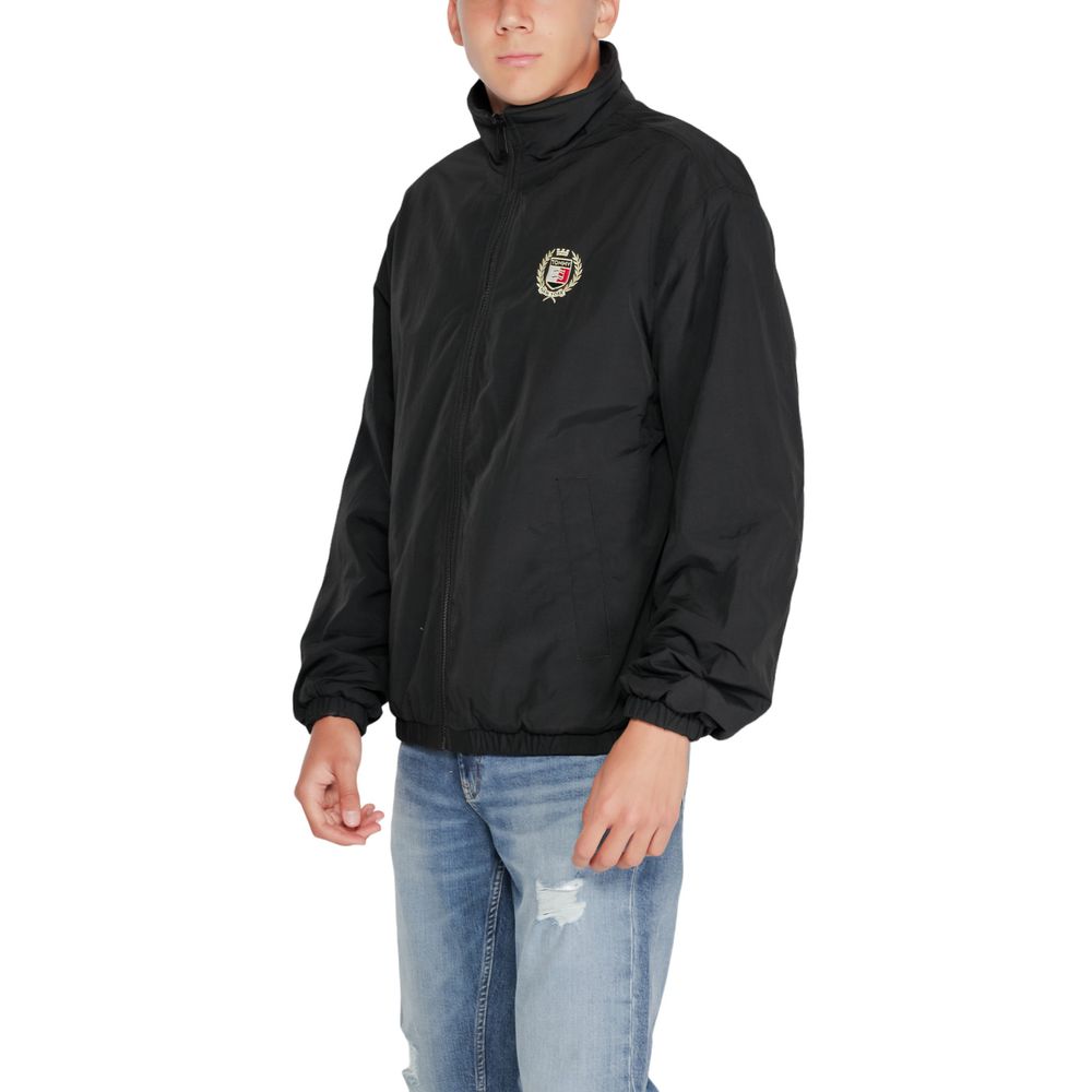 Tommy Hilfiger Jeans Black Recycled Polyester Shell Jacket - Luxe Nova