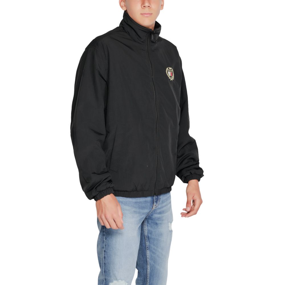 Tommy Hilfiger Jeans Black Recycled Polyester Shell Jacket - Luxe Nova