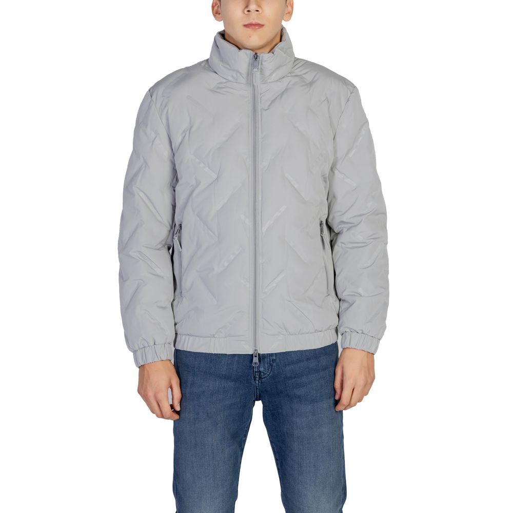 Antony Morato Gray Polyester Jackets And Coat - Luxe Nova