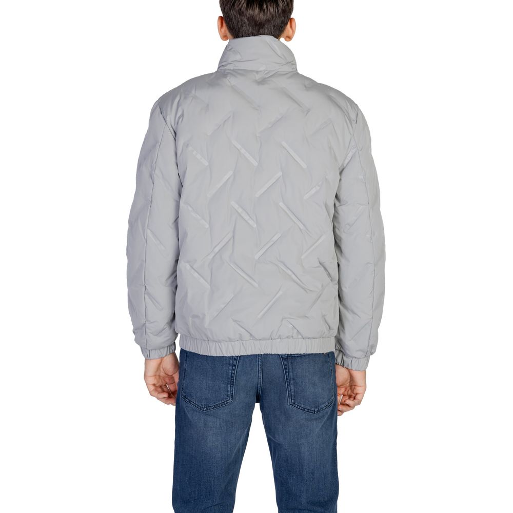 Antony Morato Gray Polyester Jackets And Coat - Luxe Nova