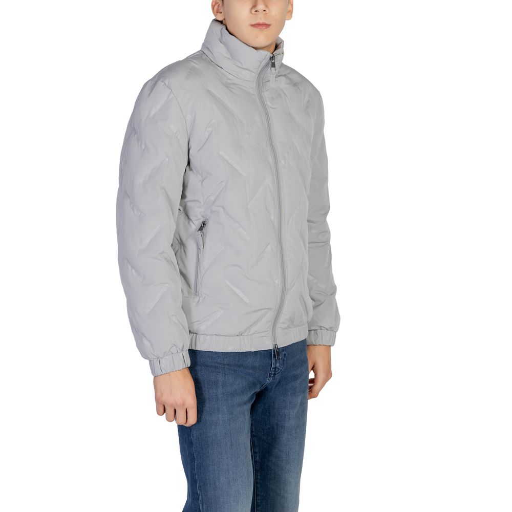 Antony Morato Gray Polyester Jackets And Coat - Luxe Nova