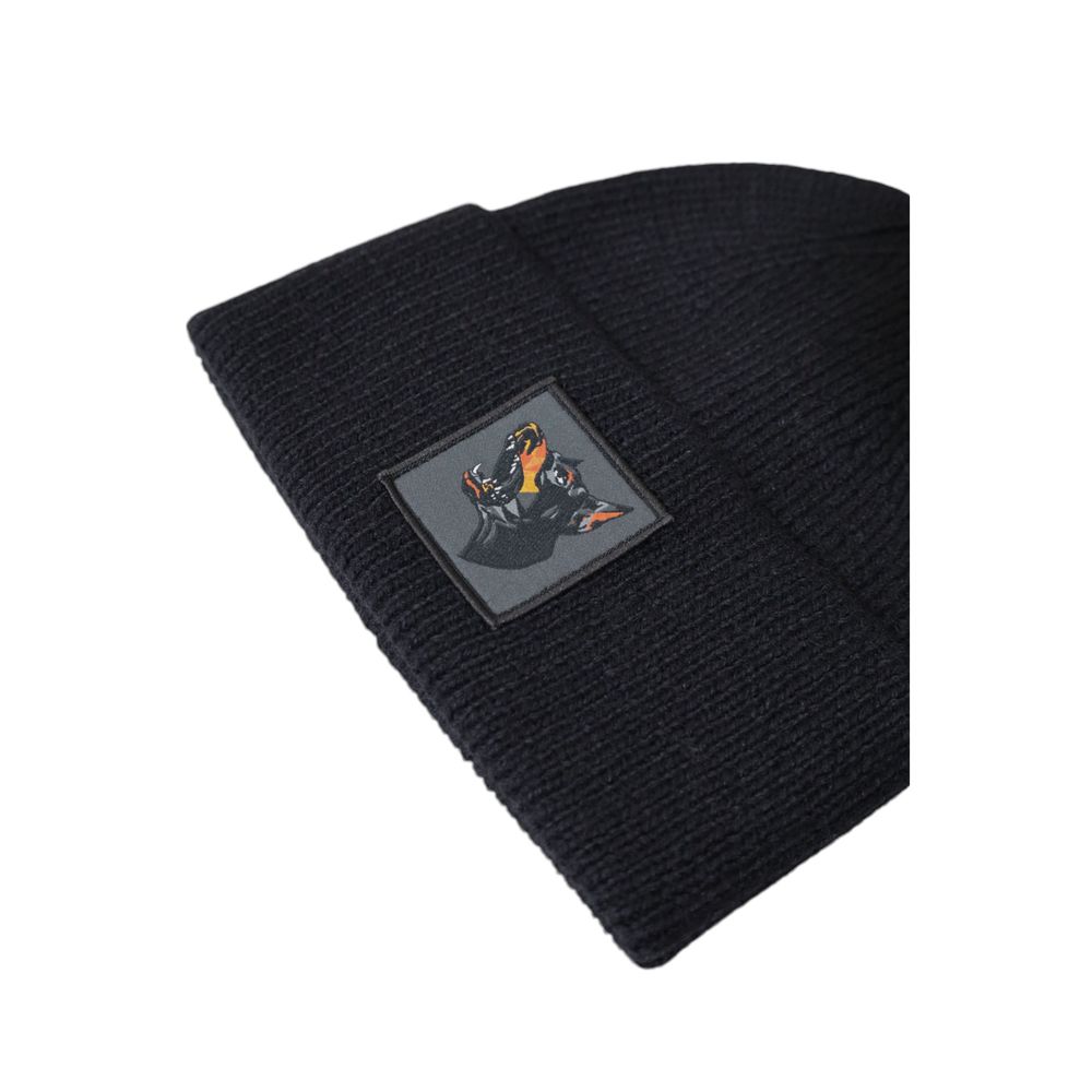 Antony Morato Black Wool Cap (Baseball Hat) - Luxe Nova