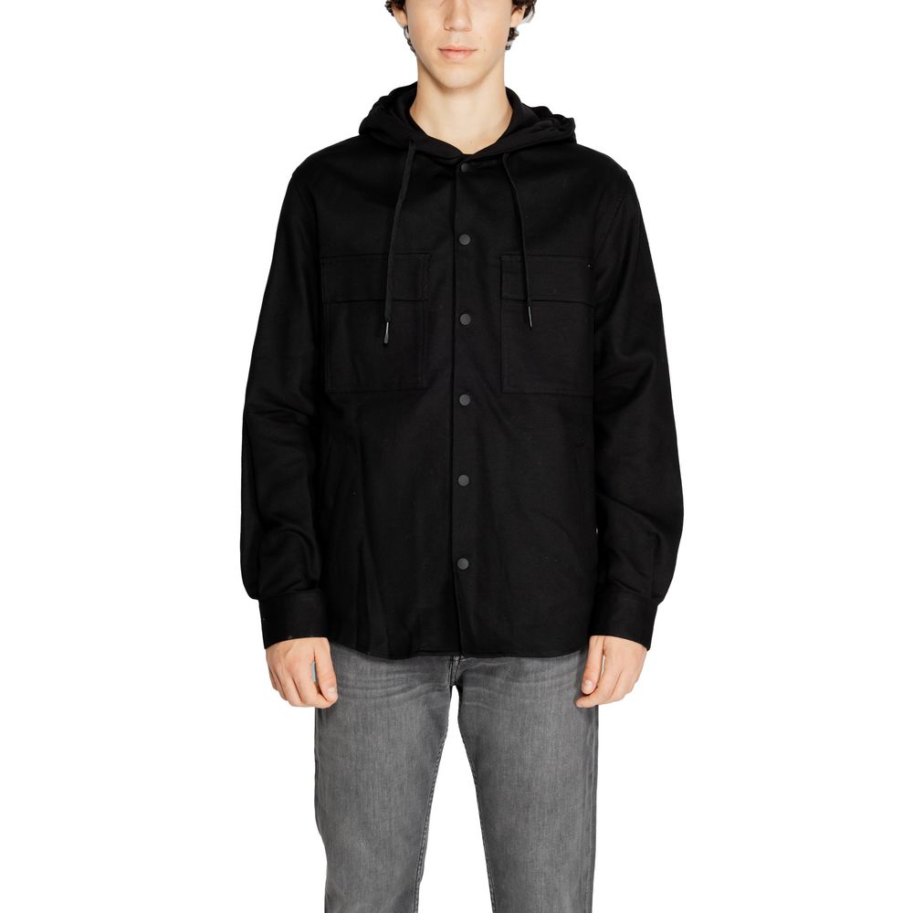 Antony Morato Black Cotton Shell Jacket - Luxe Nova