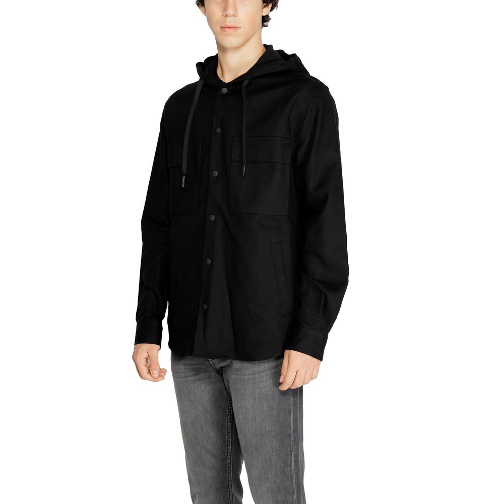 Antony Morato Black Cotton Shell Jacket - Luxe Nova
