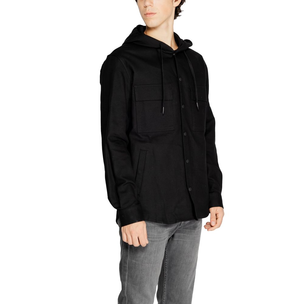 Antony Morato Black Cotton Shell Jacket - Luxe Nova