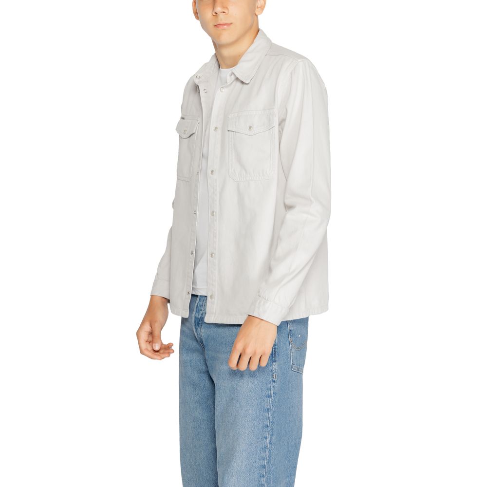 Antony Morato Gray Cotton Dress Shirt - Luxe Nova