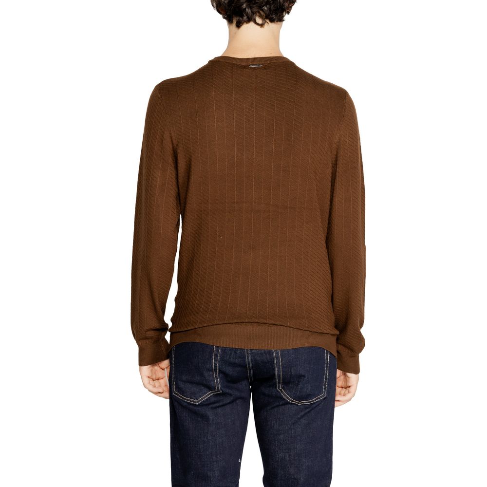 Antony Morato Brown Viscose Sweatshirt - Luxe Nova