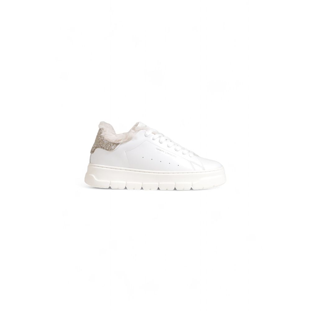Crime London White Leather Chunky Sneakers - Luxe Nova