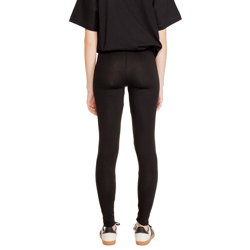 Jacqueline De Yong Black Cotton Leggings - Luxe Nova