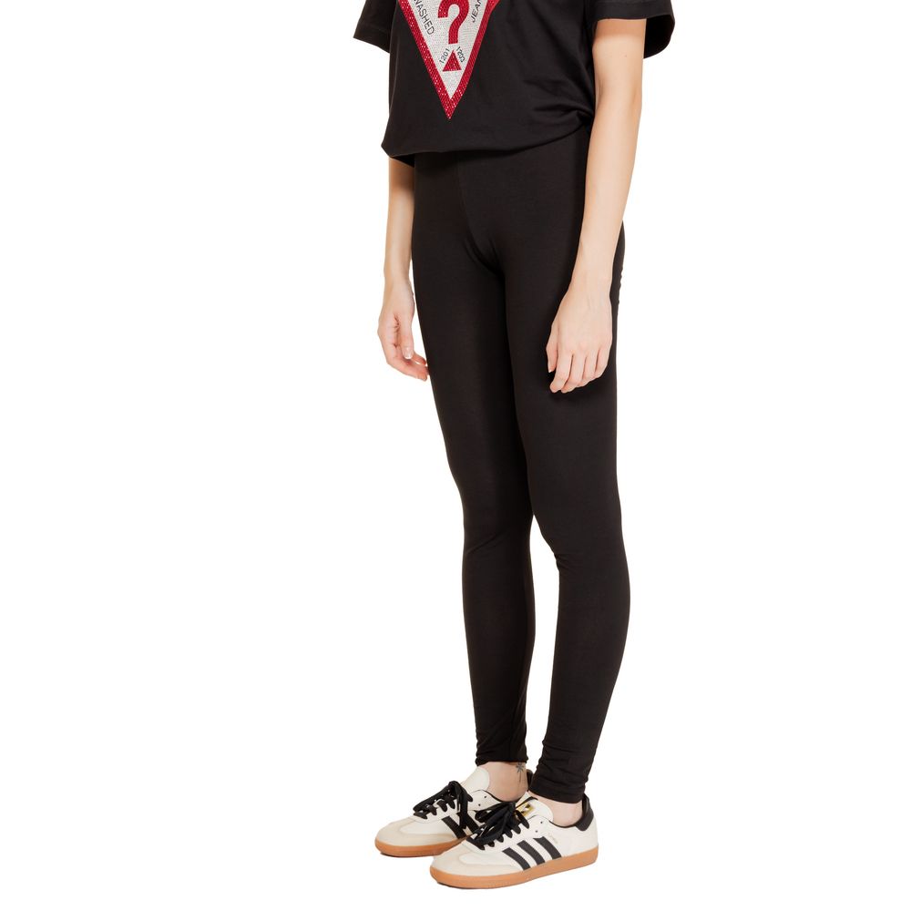 Jacqueline De Yong Black Cotton Leggings - Luxe Nova