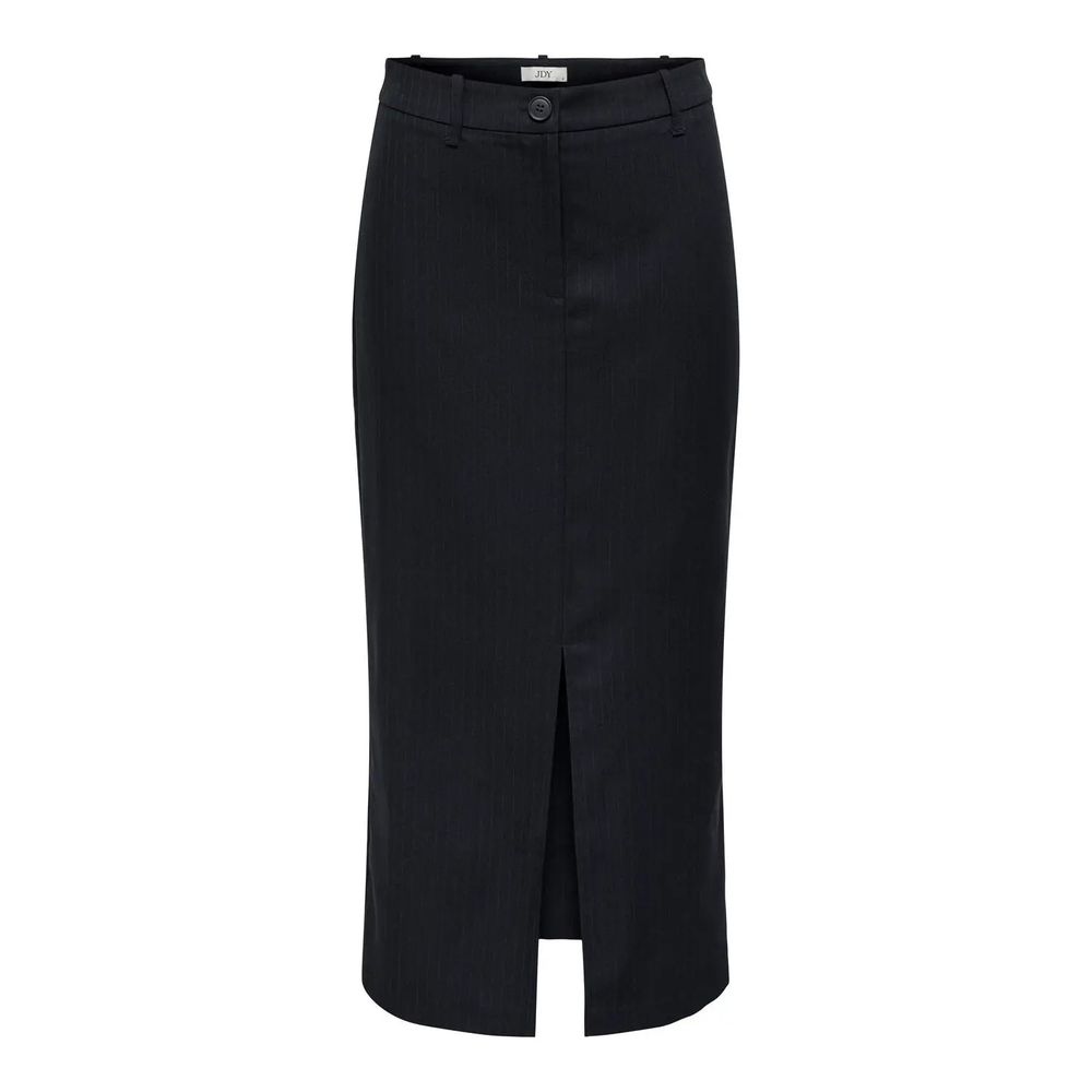 Jacqueline De Yong Gray Polyester Long Skirt - Luxe Nova