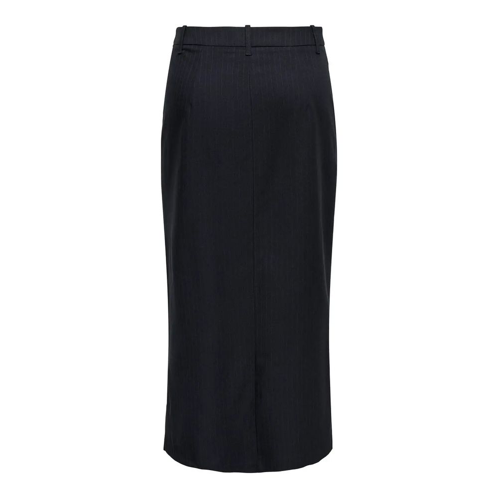 Jacqueline De Yong Gray Polyester Long Skirt - Luxe Nova