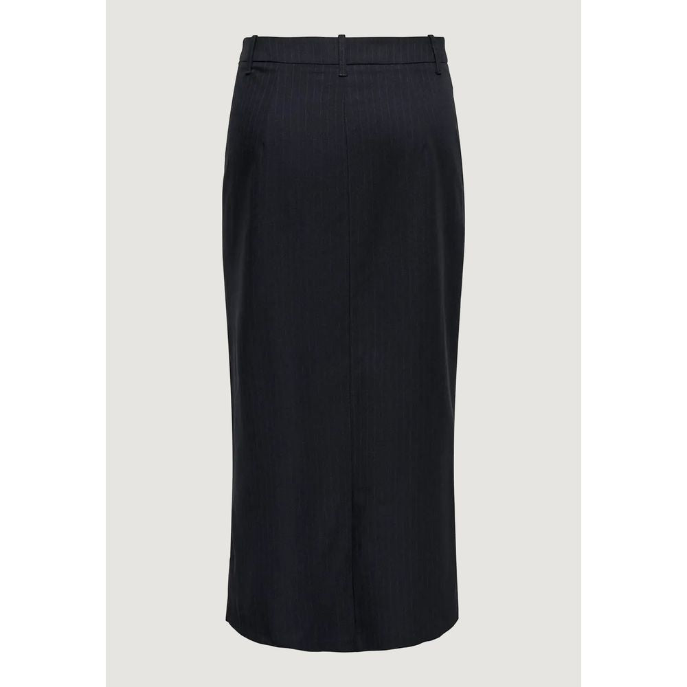 Jacqueline De Yong Gray Polyester Long Skirt - Luxe Nova