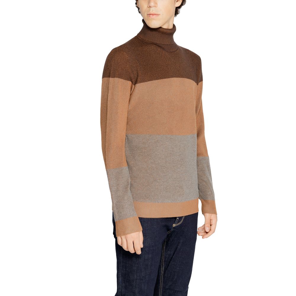Hamaki-Ho Brown Viscose Turtleneck - Luxe Nova
