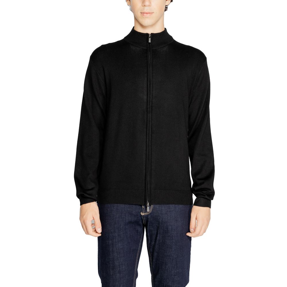 Hamaki-Ho Black Viscose Cardigan - Luxe Nova