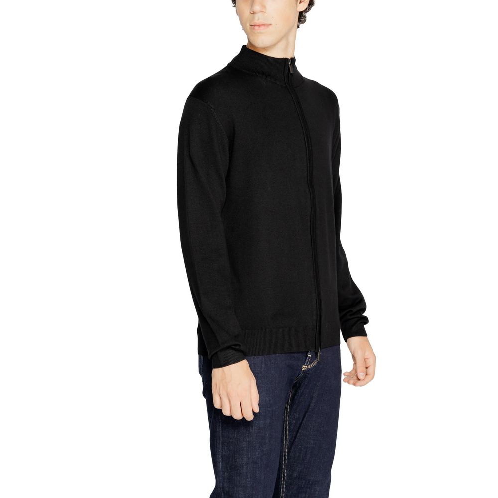 Hamaki-Ho Black Viscose Cardigan - Luxe Nova