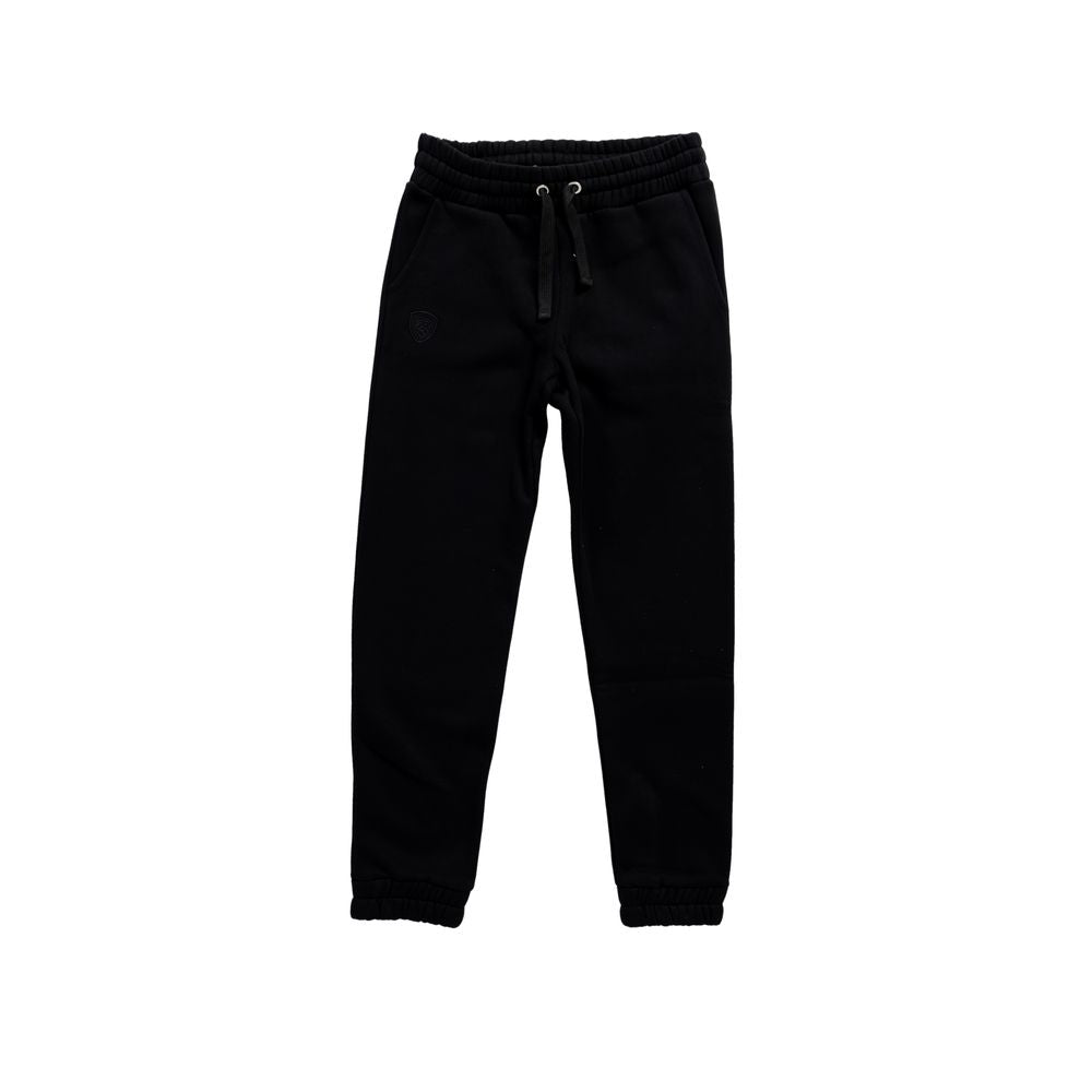 Blauer Black Cotton Joggers (Workout Pants) - Luxe Nova