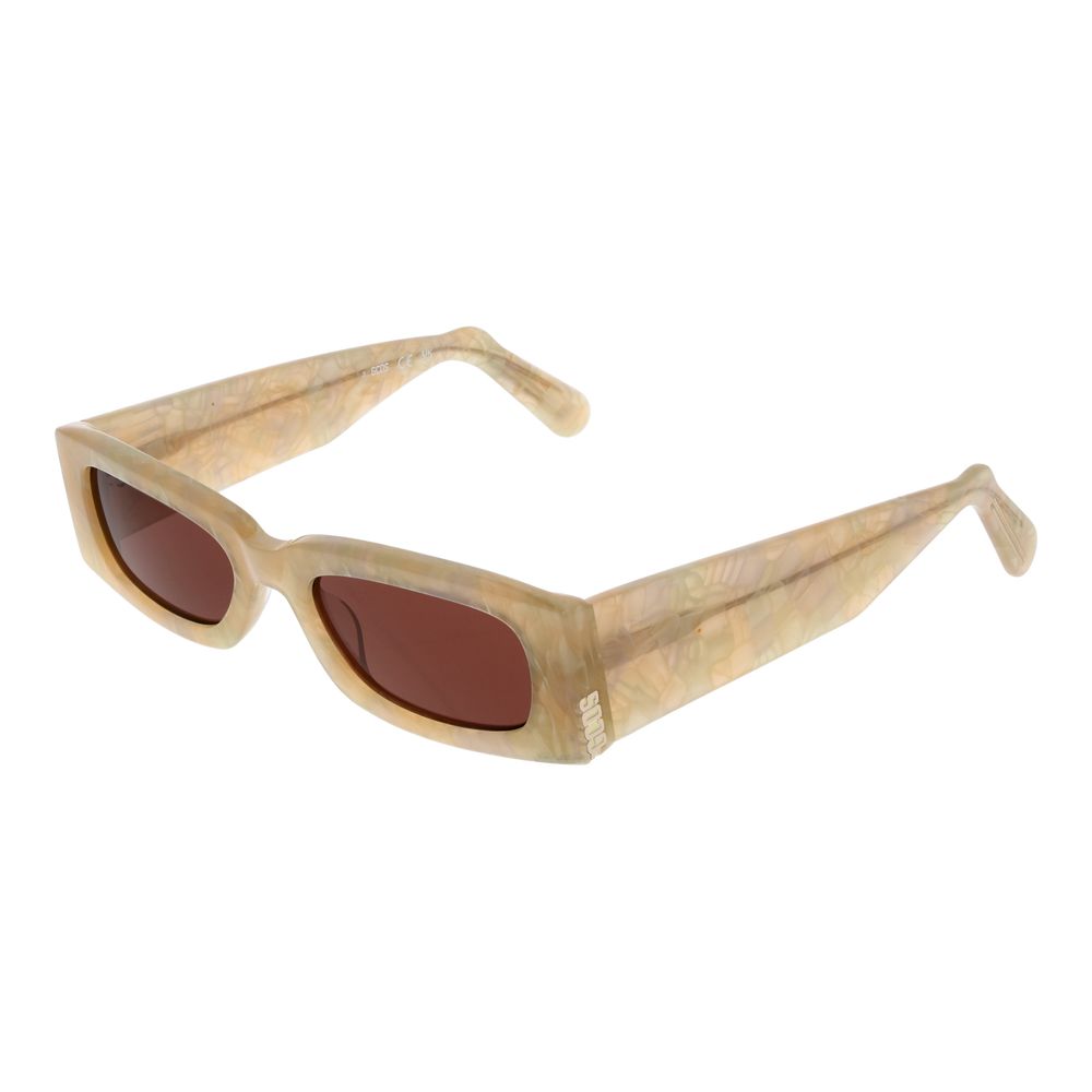 GCDS Beige Plastic Sunglasses - Luxe Nova