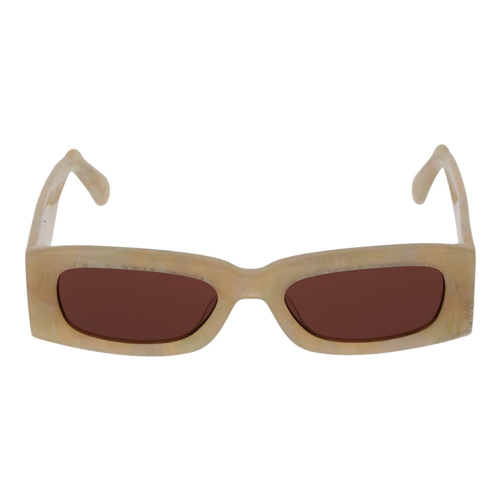 GCDS Beige Plastic Sunglasses - Luxe Nova