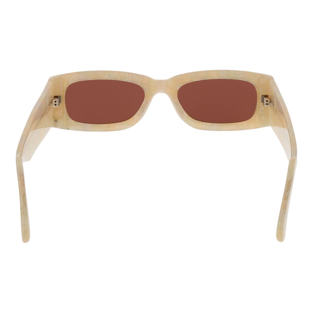 GCDS Beige Plastic Sunglasses - Luxe Nova