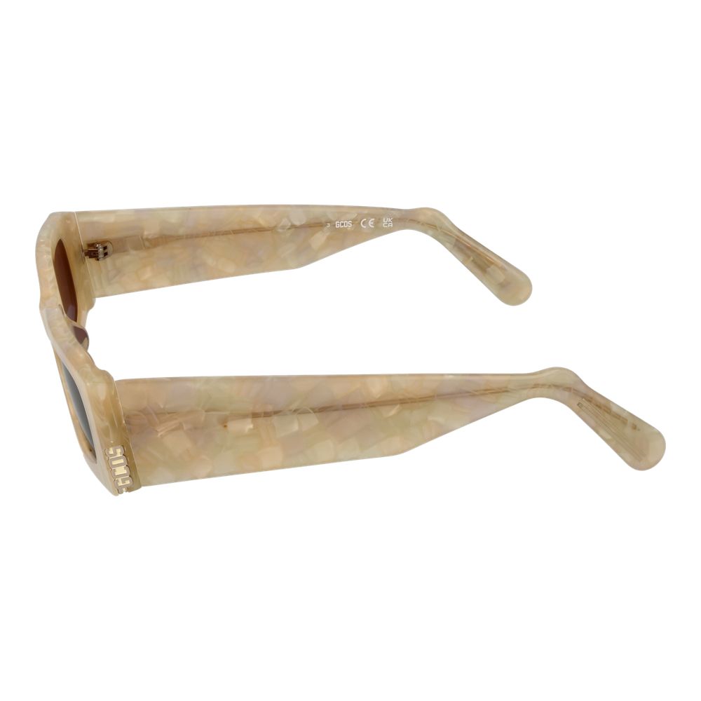 GCDS Beige Plastic Sunglasses - Luxe Nova
