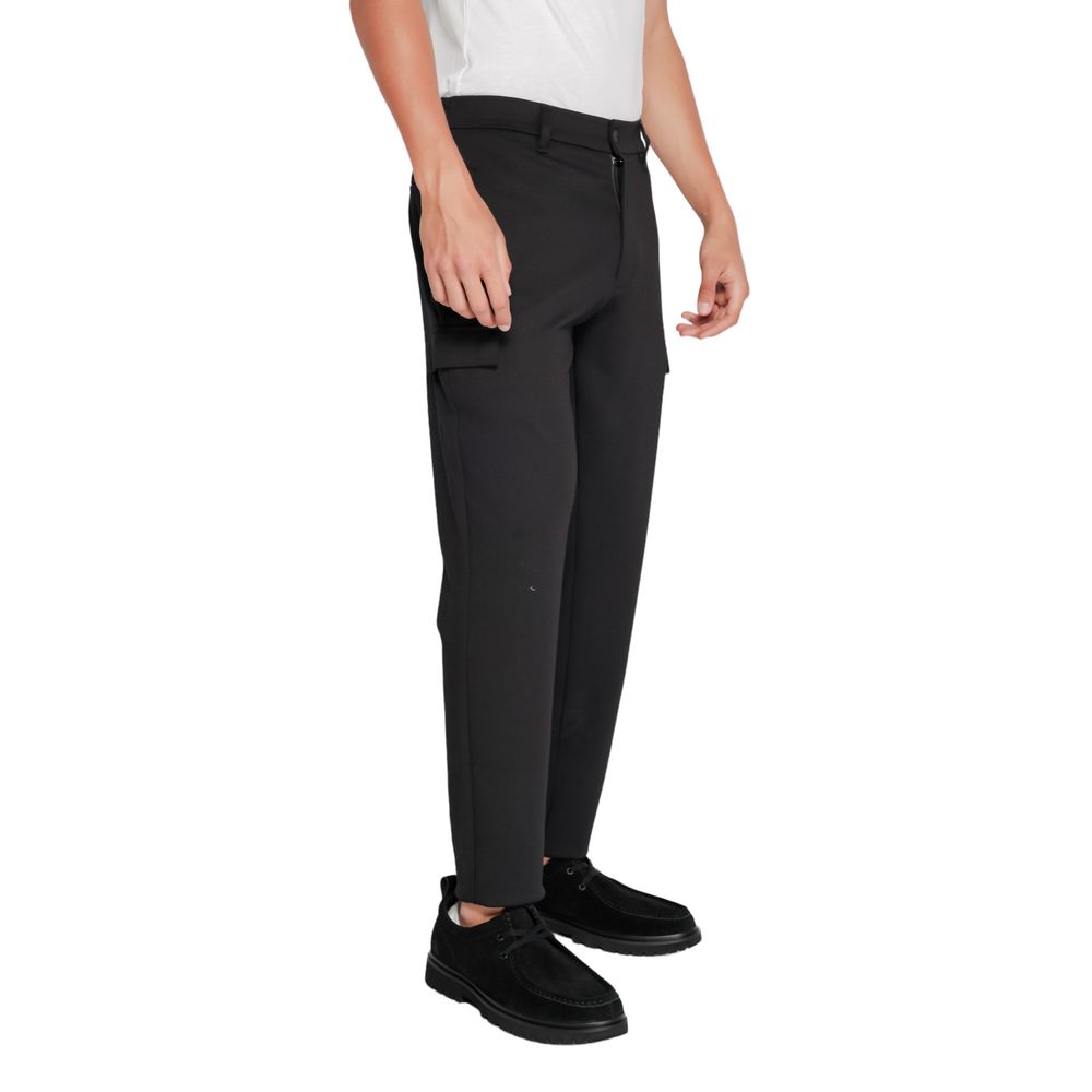 Calvin Klein Black Recycled Polyester Joggers (Workout Pants) - Luxe Nova