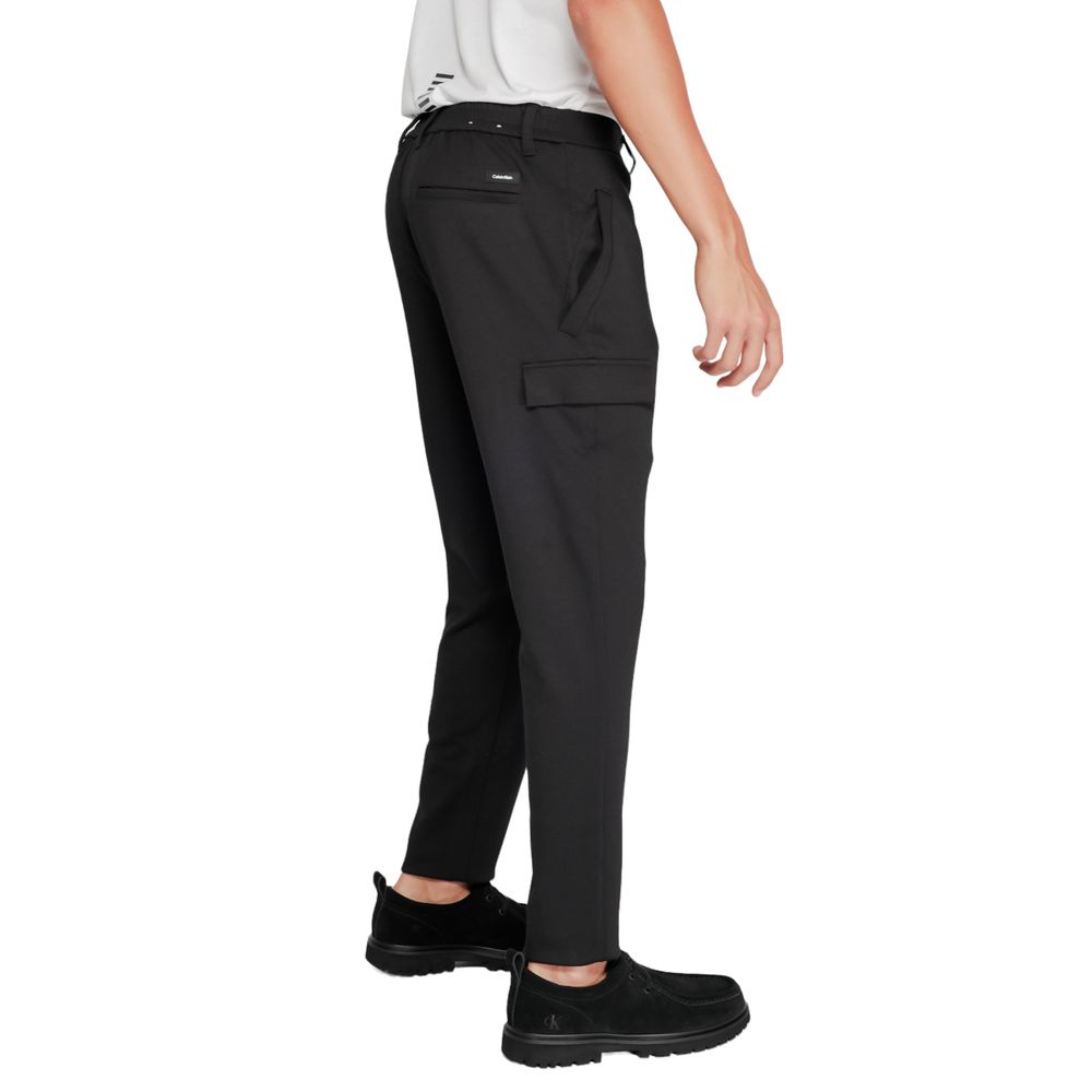 Calvin Klein Black Recycled Polyester Joggers (Workout Pants) - Luxe Nova
