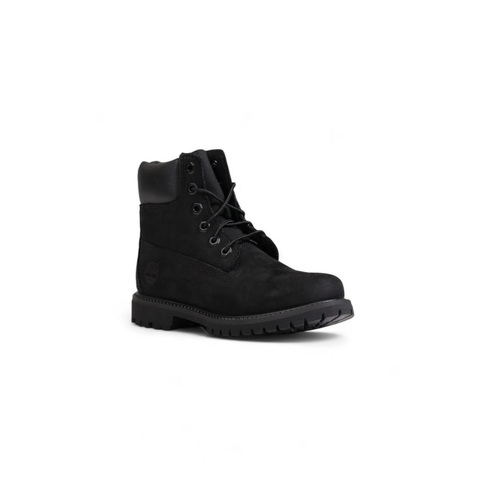 Timberland Black Recycled Leather Lace-Up Boots - Luxe Nova