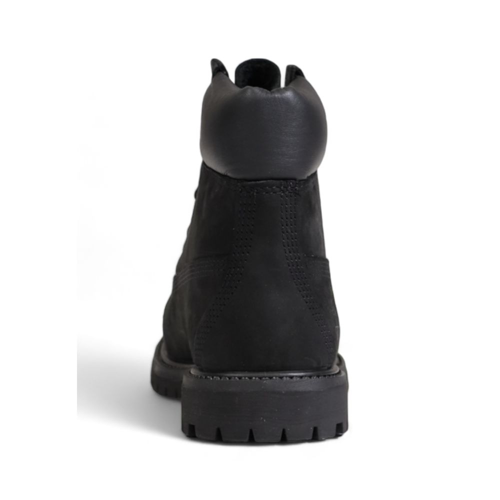 Timberland Black Recycled Leather Lace-Up Boots - Luxe Nova