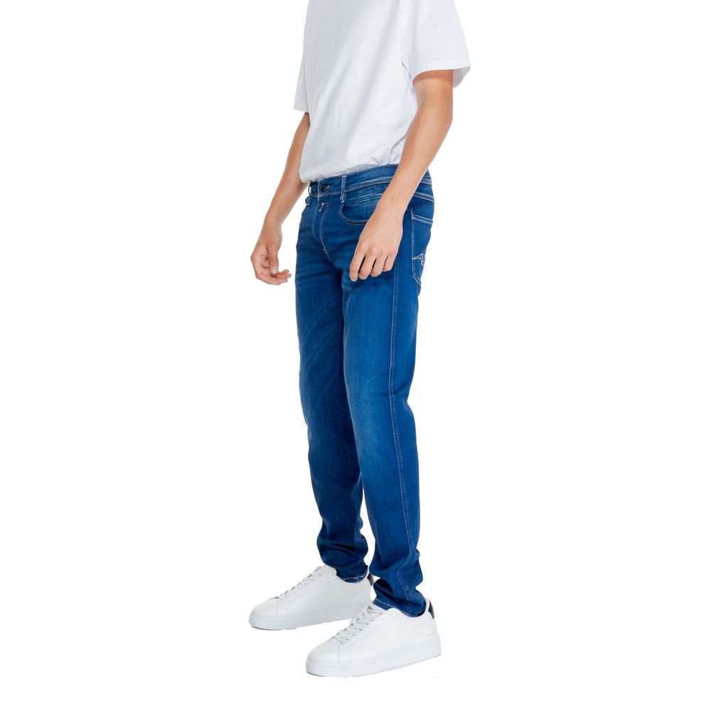 Replay Blue Cotton Relaxed Fit Jeans - Luxe Nova