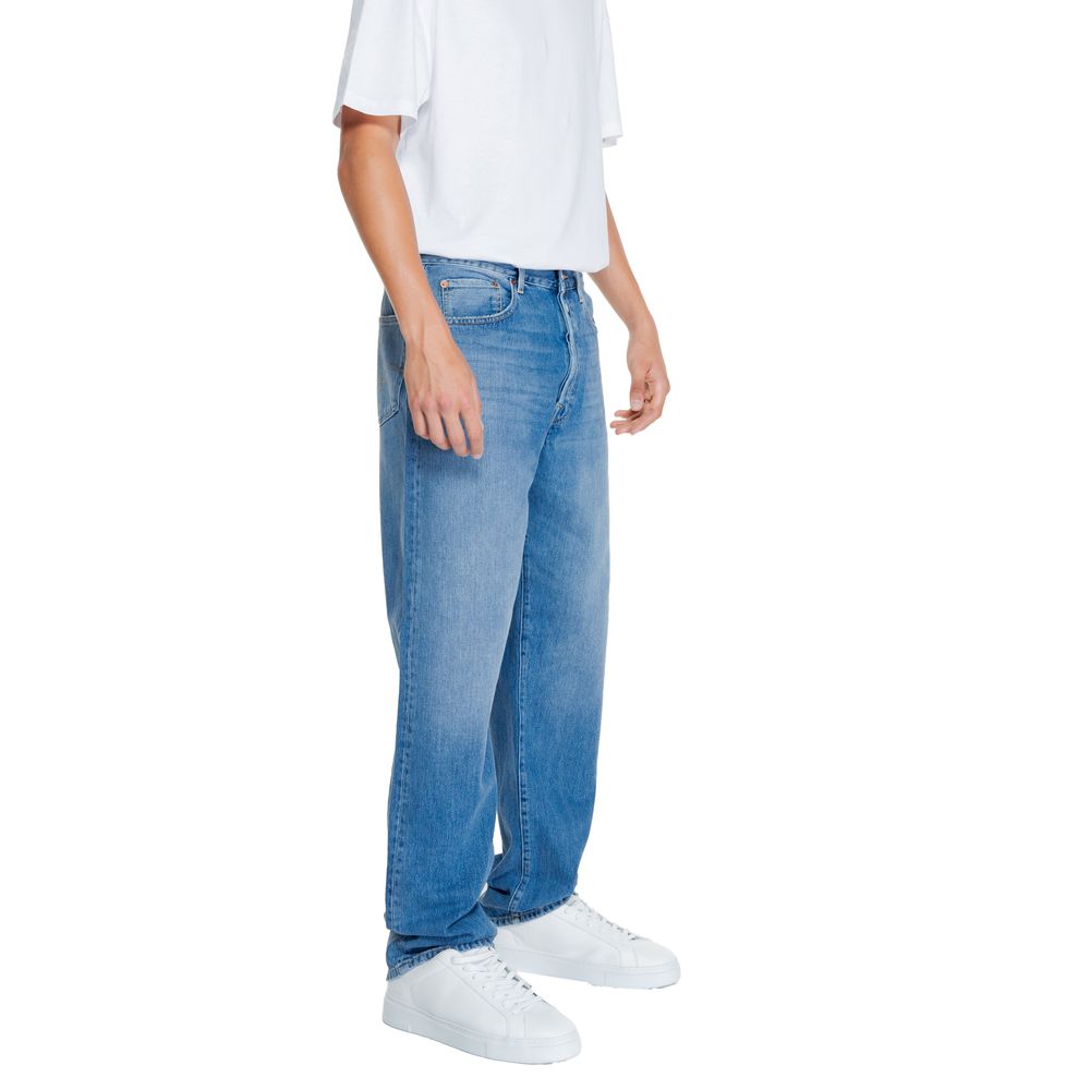 Replay Blue Cotton Relaxed Fit Jeans - Luxe Nova