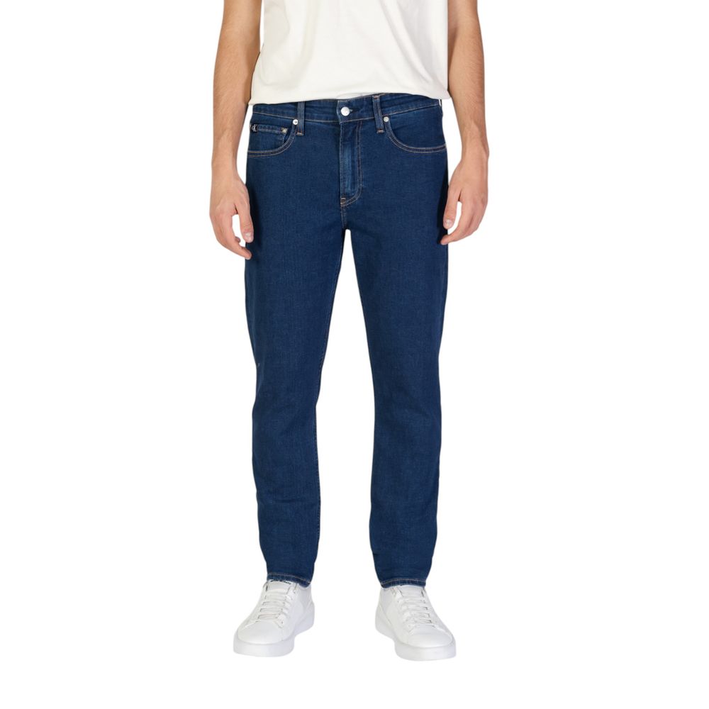 Calvin Klein Jeans Blue Cotton Slim Fit Jeans - Luxe Nova