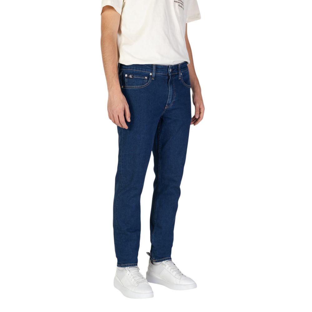 Calvin Klein Jeans Blue Cotton Slim Fit Jeans - Luxe Nova