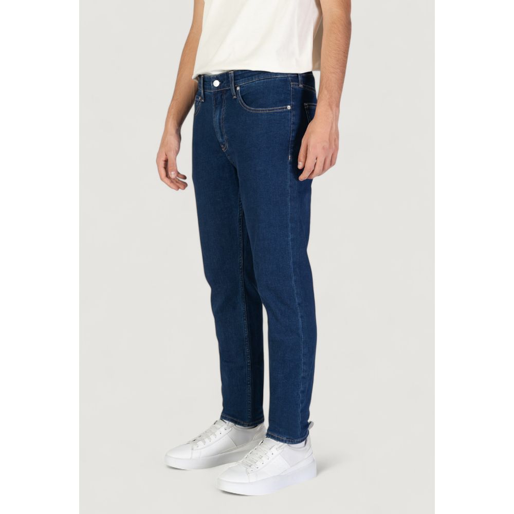 Calvin Klein Jeans Blue Cotton Slim Fit Jeans - Luxe Nova