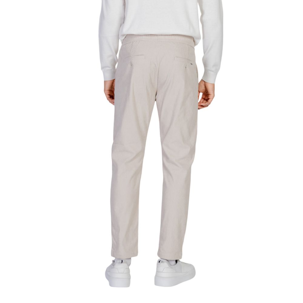 Antony Morato Beige Polyester Casual Pants - Luxe Nova