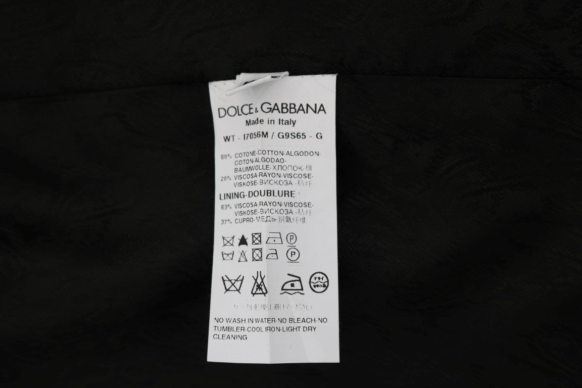 Dolce & Gabbana Black STAFF Cotton Vest - Luxe Nova