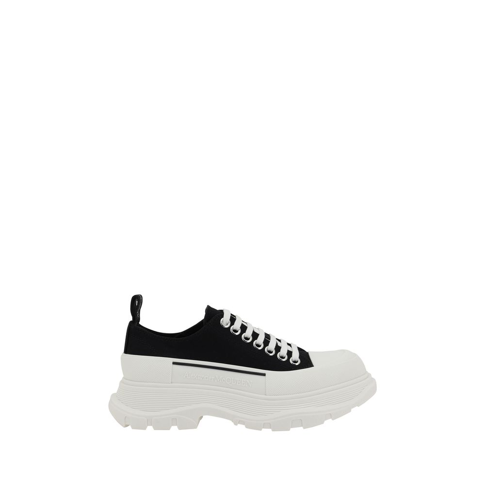 Alexander McQueen Black Rubber Chunky Sneakers - Luxe Nova